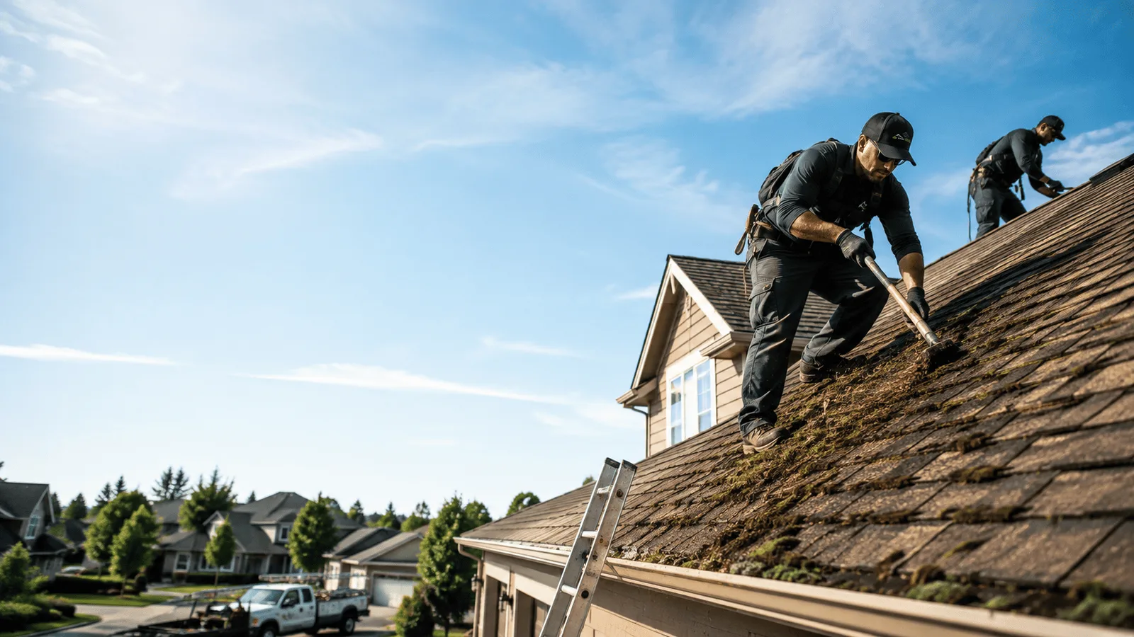 Roof Moss Removal in Anson, TX near me